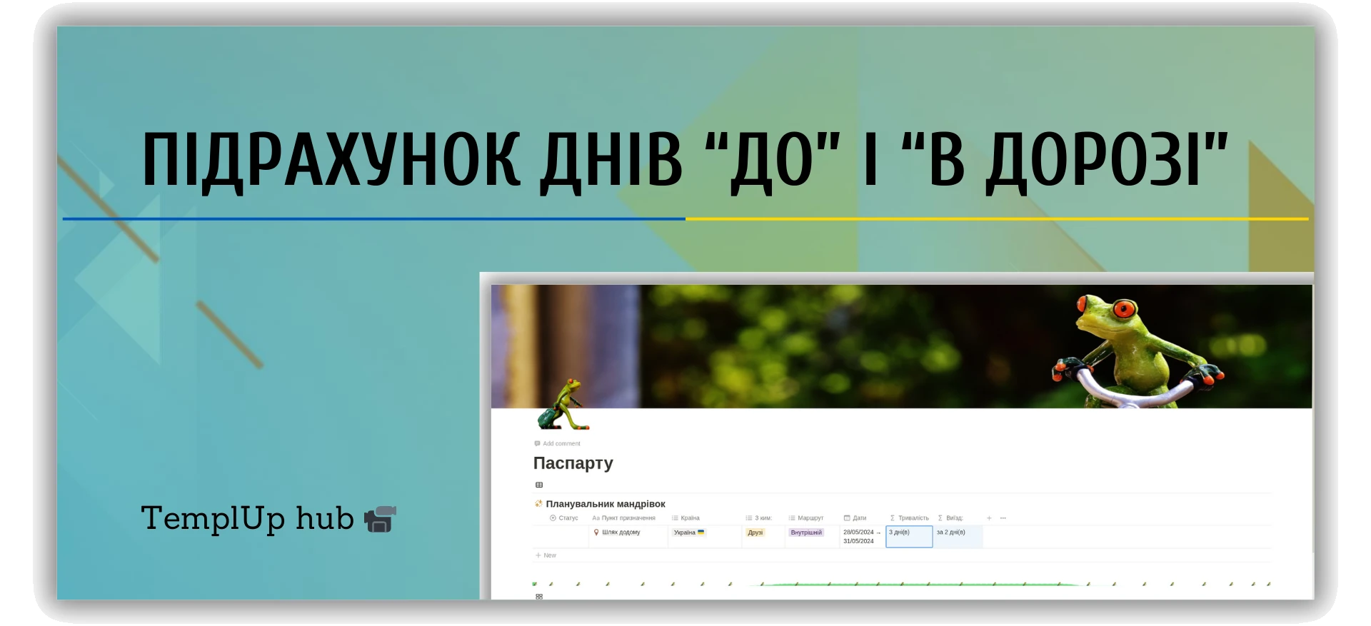 Підрахунок днів “до” і “в дорозі”: відеоурок